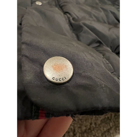 Gucci Kids Unisex Down Filled Black Puffer Jacket Coat Vest Size 8 - Picture 9 of 15